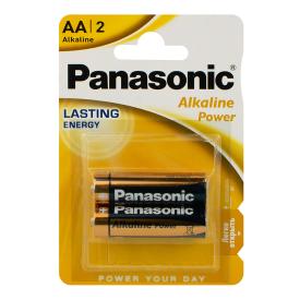 Батарейка щелочная Panasonic Alkaline AA/LR6 BL-2 2 шт