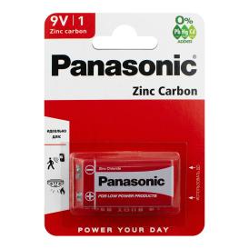 Батарейка солевая Panasonic Zinc Carbon крона 6F22