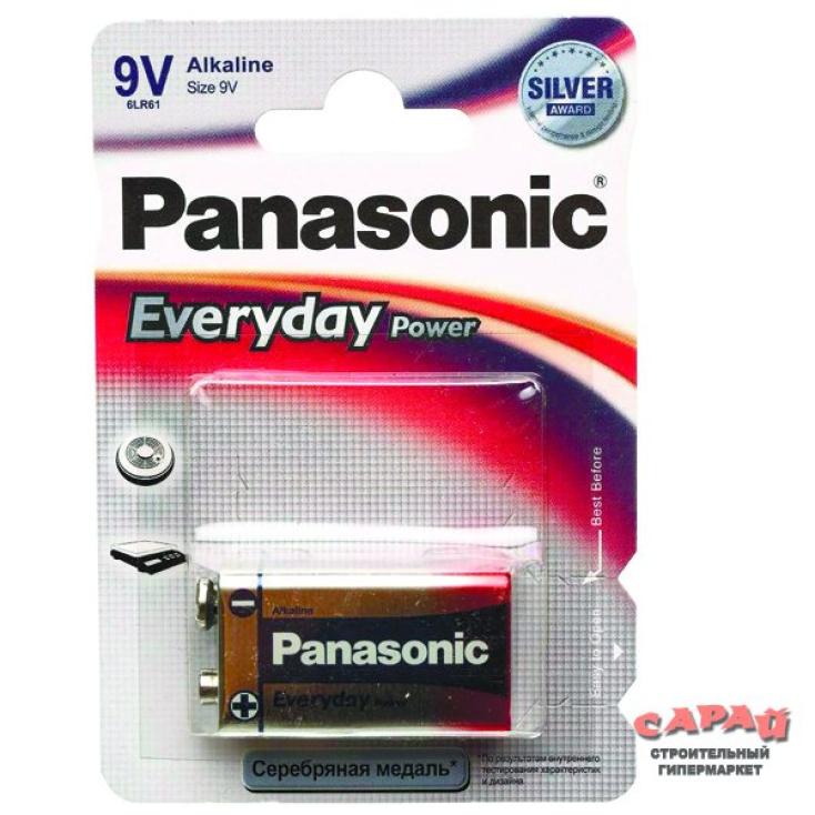 Батарейка щелочная Panasonic Everyday Power (Standard) крона 6LR61 BL-1