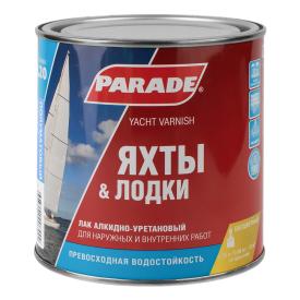 Лак Parade Classik L20 Яхты & Лодки бесцветный полуматовый 0,75 л