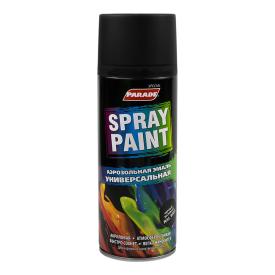 Эмаль аэрозольная PARADE SPRAY PAINT RAL 9005 черный матовый