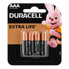 Батарейка щелочная Duracell Basic ААА/LR03/286 BL-4 4 шт