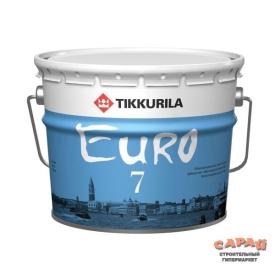 Краска ВД Tikkurila EURO POWER 7 A, белая, 9 л