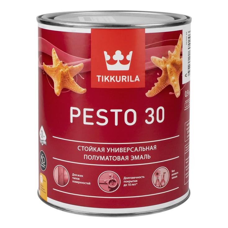 Эмаль PESTO 30 А п/матовая 0.9 л (6)