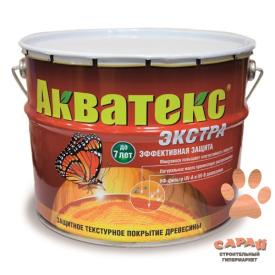 Защитно-декоративное покрытие для древесины Акватекс-экстра бесцветный 9 л