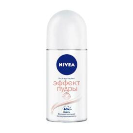 ДЕЗОДОРАНТ женский эффект пудры 50мл шарик. NIVEA