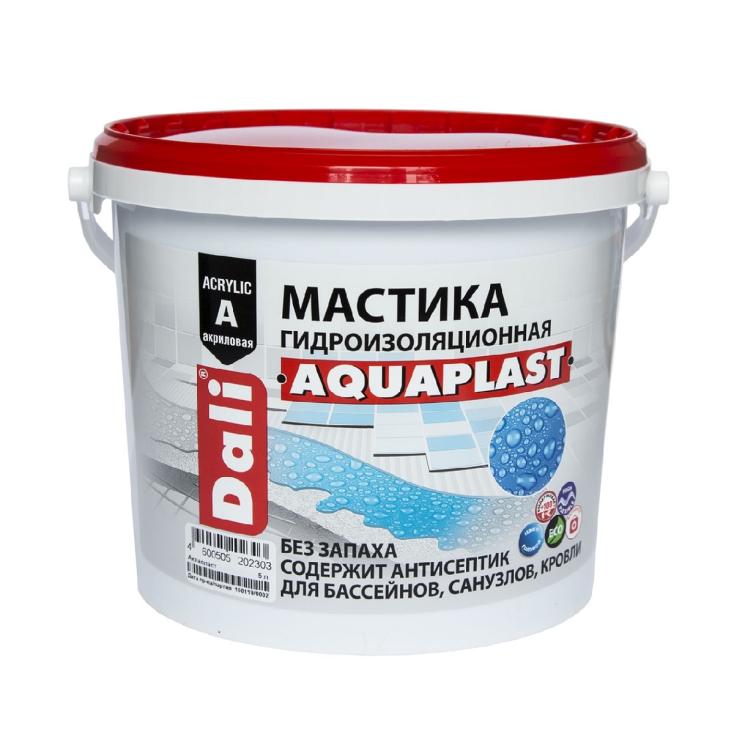 Мастика гидроизоляционная акриловая Dali Aquaplast 2,5 л голубая