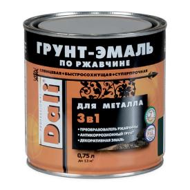 Грунт-эмаль по ржавчине Dali зеленая RAL 6029 0,75 л