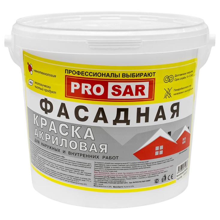 Краска фасадная PRO SAR 6 кг