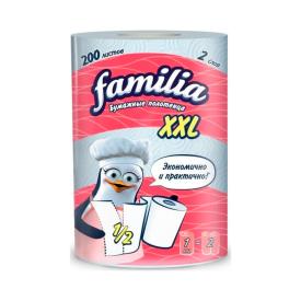 Полотенца бумажные FAMILIA XXL 2-х слойные 1 рулон