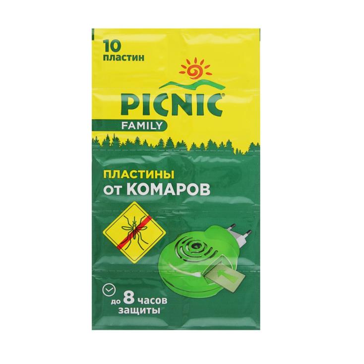 Пластины от комаров Picnic Family 10 шт