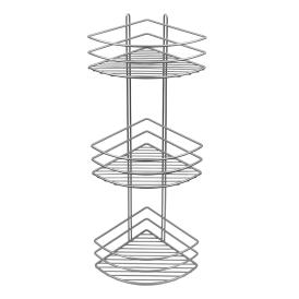 Полка для ванной угловая 3-х ярусная Hotel FX-710-3
