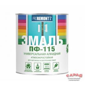 Эмаль ПФ-115 PROREMONT салатовый 1,9кг Л-С