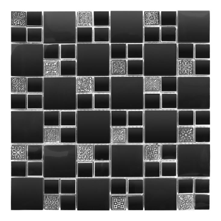 Мозаика 1545 PRO SAR MOSAIC 30*30 черный микс