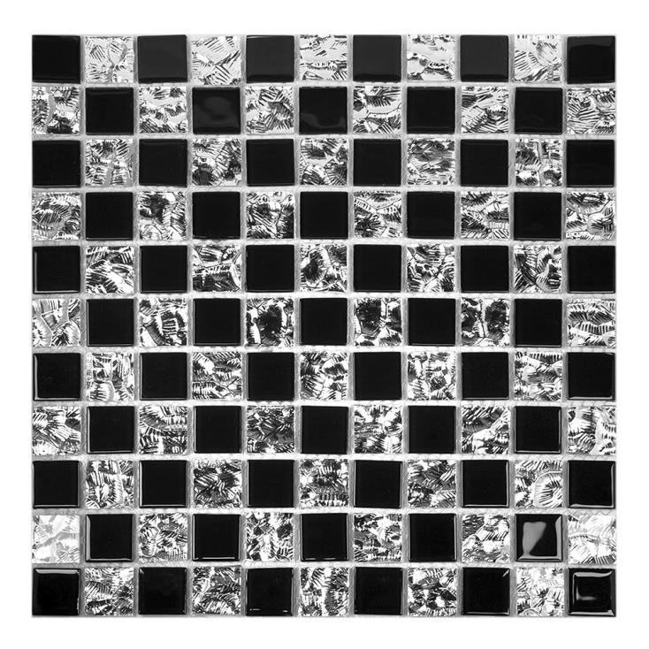 Мозаика BF007 PRO SAR MOSAIC 30*30 черно-серебрянный