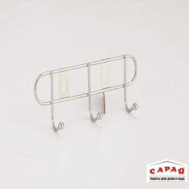 Крючки на планке 3 шт арт.25003