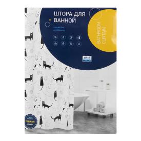 Штора для ванны 180х180 см Little Black Cat ch-12256