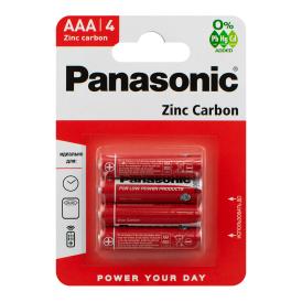 Батарейка солевая Panasonic Zinc Carbon AAA/R03 4 шт