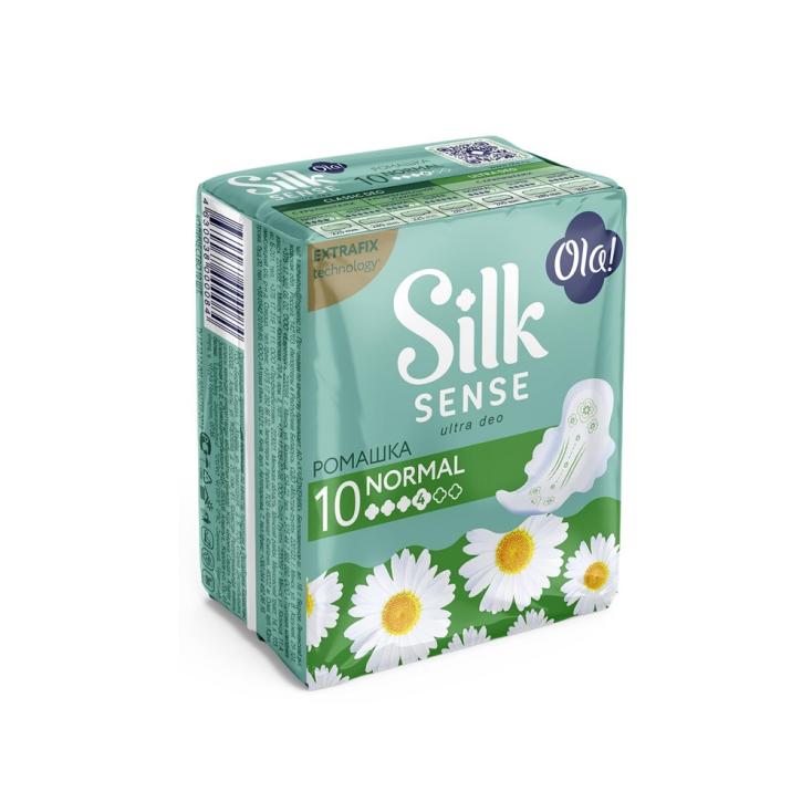 Прокладки женские OLA! Silk Sense ULTRA NORMAL ромашка 10шт