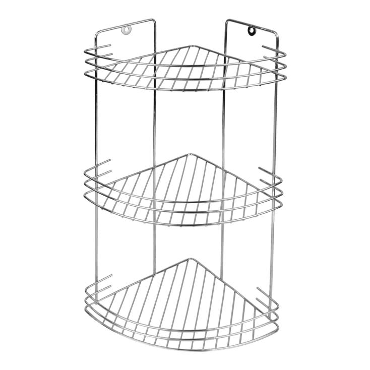 Полка для ванной угловая 3-х ярусная W2672C