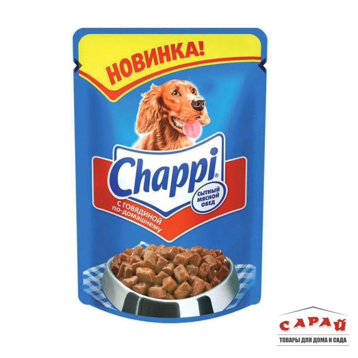 Корм для собак влажный Chappi Говядина по домашнему 85 г