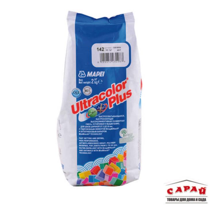 Затирка цементная Mapei Ultracolor Plus №142 каштановый 2 кг