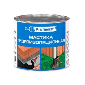 Мастика гироизоляционная битумная Profimast 1,8 кг/2 л