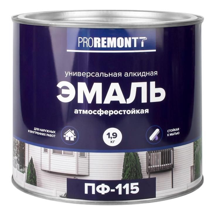 Эмаль ПФ-115 PROREMONT бежевый 1,9 кг Л-С