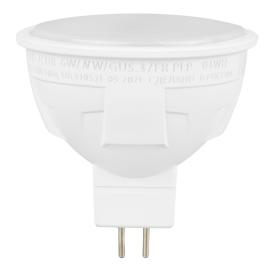 Лампа светодиод. LED-JCDR-6W/NW/GU5.3/FR/PLP01WH 500Лм матовая.Серия ЯРКАЯ.Белый свет 4000КТМ Uniel