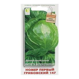 Капуста белокочанная номер первый грибовский 147 ц/п