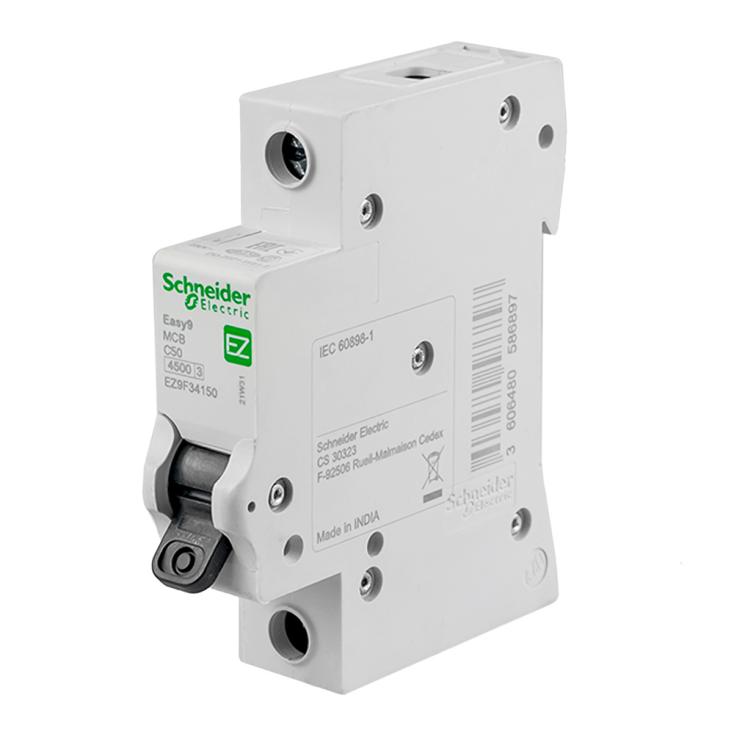 Выключатель автоматический модульный Schneider Electric EZ9F34150 1п C 50А 4.5кА EASY 9