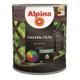 Лазурь-гель для дерева Alpina шелк-матовый колеруемый, 0,75 л (6)