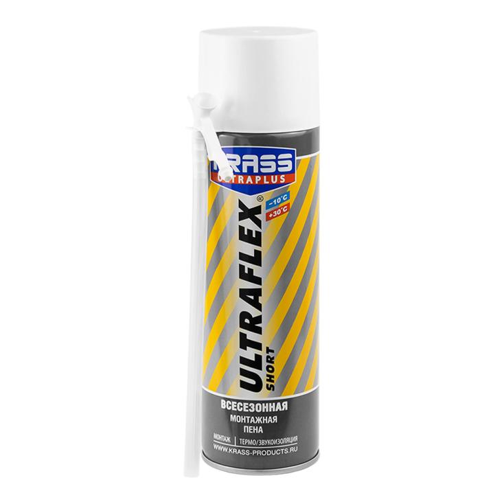 Пена монтажная бытовая всесезонная KRASS ULTRAFLEX 0.5л