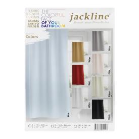 Шторы для ванн полиэстер JACKLINE BS-0010 White 180х200