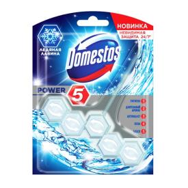 Блок для унитаза Domestos POWER 5 Ледяная Лавина 55г