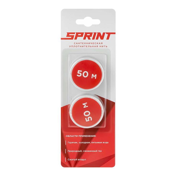 Нить для герметизации резьбовых соединений Sprint 2х50 м блистер