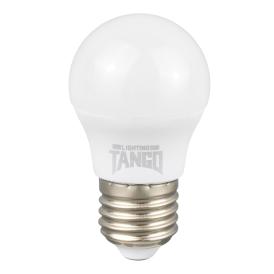 Лампа светодиодная 9W E27 шарик 4000K 220V (TANGO LED G45-9W-E27-W) TANGO (1/10/100)