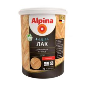 Лак акриловый Alpina аква лак для паркетов и полов шелково-матовый 2,5 л