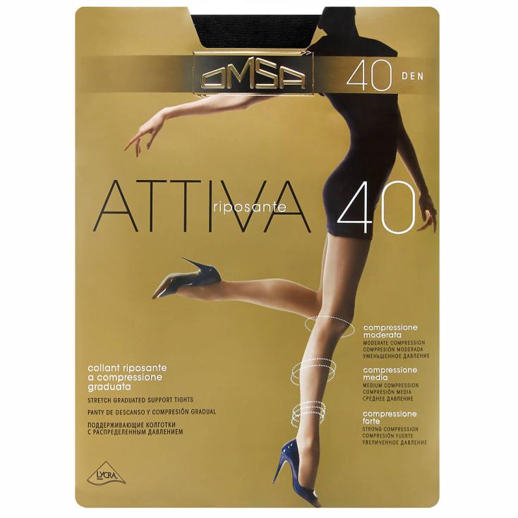 Колготки Omsa Attiva 40 nero 2