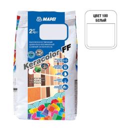 Затирка цементная Mapei Keracolor FF №100 белый 2 кг