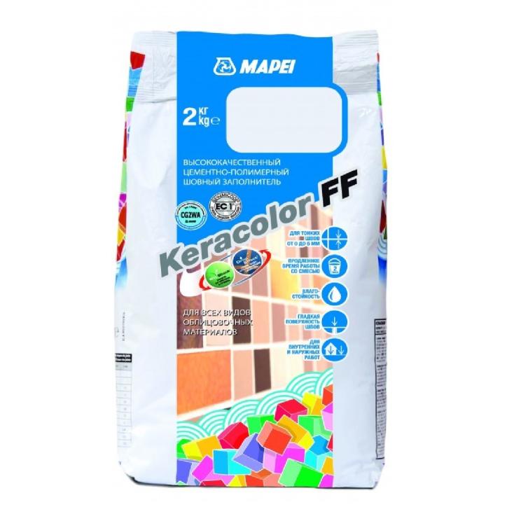 Затирка цементная Mapei Keracolor FF №110 манхетен 2 кг