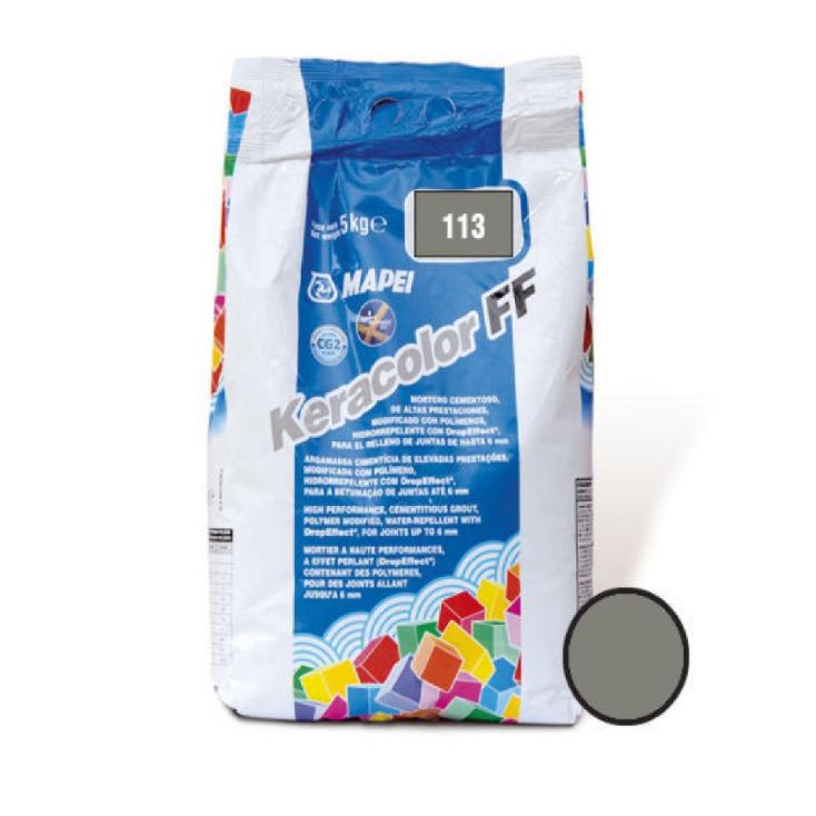 Затирка цементная Mapei Keracolor FF №113 темно-серый 2 кг