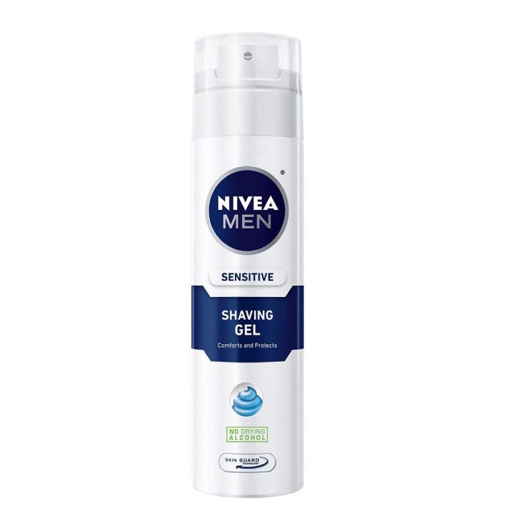 Гель для бритья NIVEA Восстанавливающий для чувствительной кожи 200мл