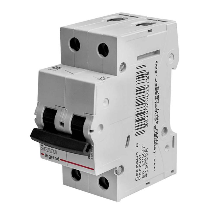 Выключатель автоматический модульный 2п C 32А 4.5кА RX3 Leg 419700