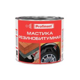 Мастика гироизоляционная резино-битумная Profimast 1,8 кг/2 л