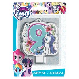 Свеча-цифра  "9" My Little Pony