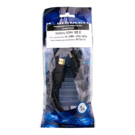 КАБЕЛЬ HDMI-HDMI Гарнизон GCC-HDMI-1M 1м v1.4 M/M черный пакет 710628