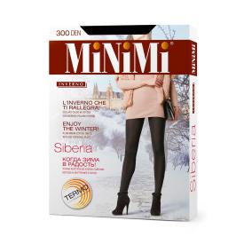 Колготки Minimi SIBERIA 300ден хлопок с ворсом XXXL 7 nero