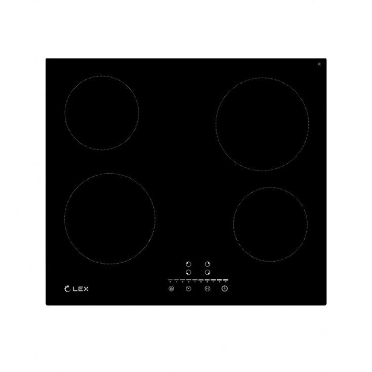 Панель стеклокерамическая электрическая LEX EVH 640-1 BL