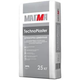 Штукатурка цементная ручного нанесения Магма TechnoPlaster 25 кг